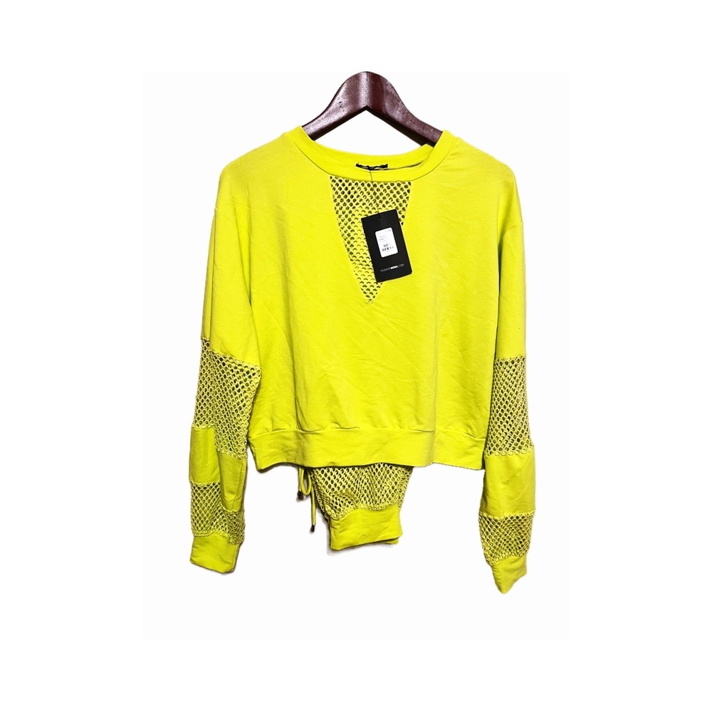 - Neon green jogging suit